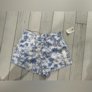 a new day Blue and White Women Shorts